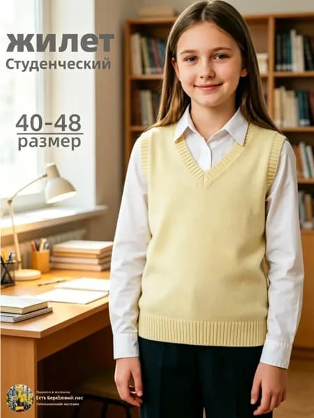 Жилет трикотажный