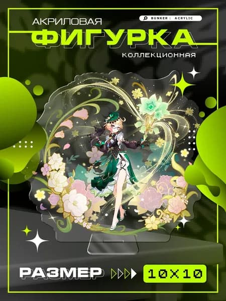 Акриловая коллекционная фигурка Genshin Impact Emilie Эмилия статуэтка