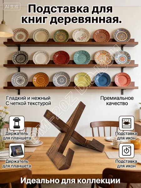 Подставка для книг / Держатель для планшета / Подставка для икон