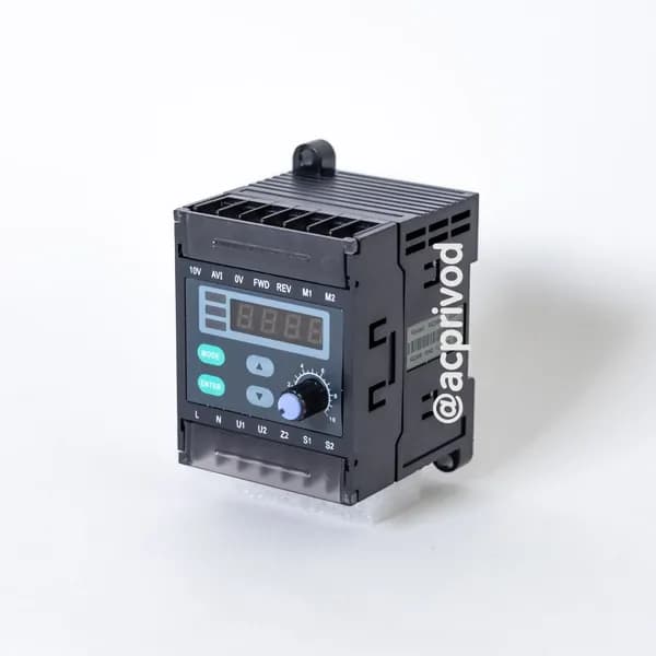 SK200E регулятор оборотов асинхронного двигателя 6-250 Вт, 220 В, на рейку DIN
