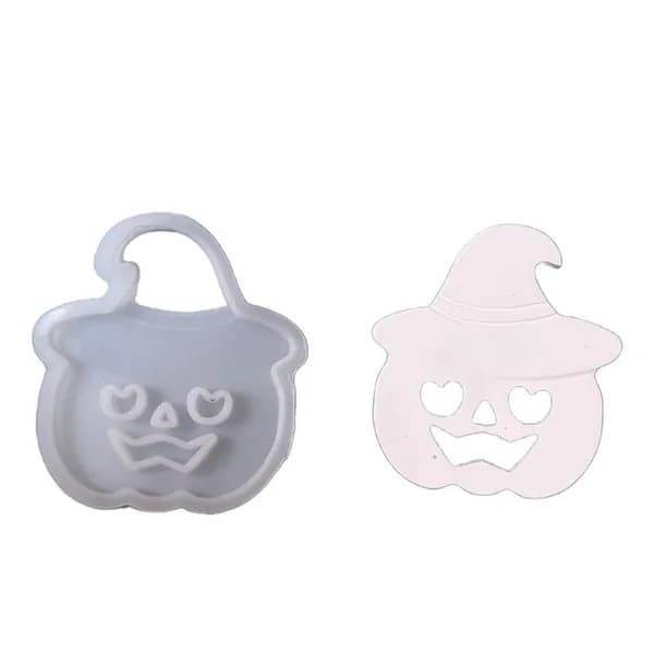 (Одна) Силиконовая Форма Emoji Pumpkin Atmosphere Light Серии Halloween-20