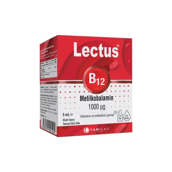 Lectus Метилкобаламин B12 подъязычный спрей 5 мл