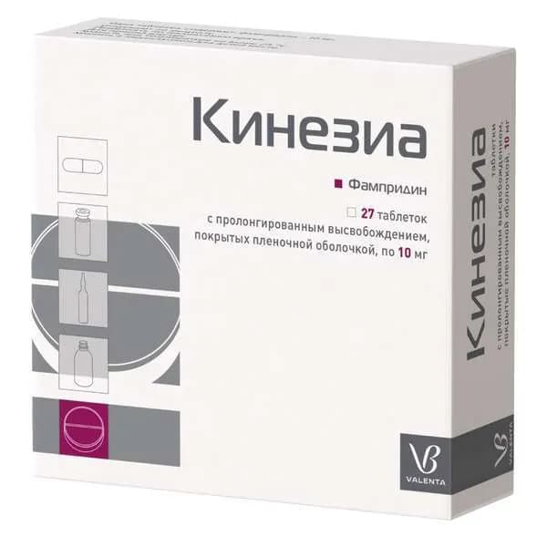 Кинезиа таблетки с пролонгированным высвобождением п/о плен. 10мг 27шт