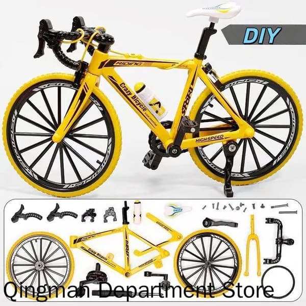 Модель велосипеда 1:8, реалистичная, с подвижными частями, для сборки DIY
