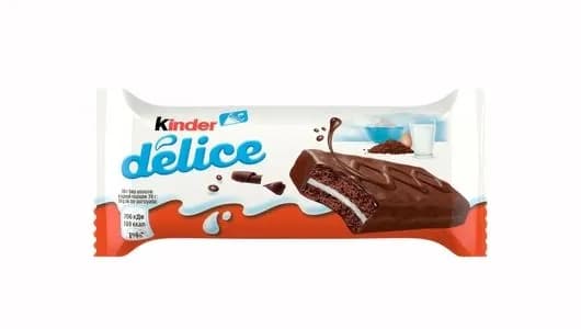 Пирожное бисквитное Kinder Delice покрытое какао-глазурью с молочной начинкой 39 г