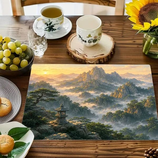 Салфетка сервировочная Искусственные материалы 32x42см, 1шт.
