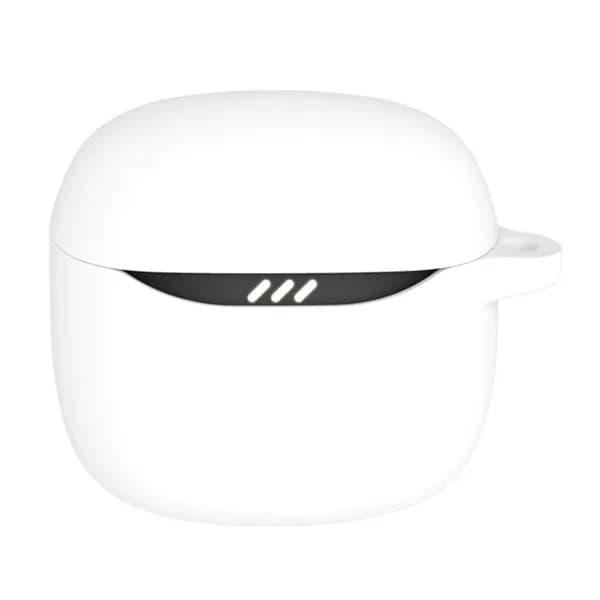 For JBL TuneFlex 2 Для беспроводных наушников JBL TuneFlex 2 Bluetooth силиконовый защитный чехол (белый)