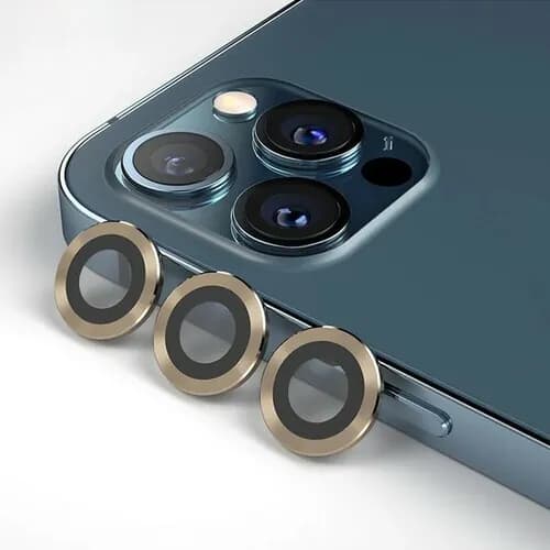 Защитные стекла (линзы) золото для камеры iPhone 13 Pro / 13 Pro Max