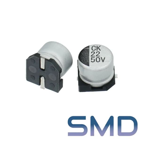 22мкФ 50В / SMD / 6,3x5,5 / 105 С / конденсатор электролитический (10шт)