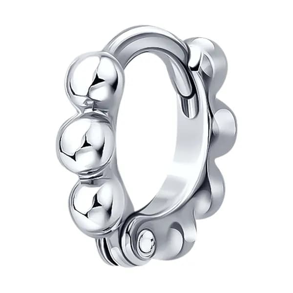 SOKOLOV, Серьга из серебра, 94170491, серьга одиночная, 925 проба, кольца