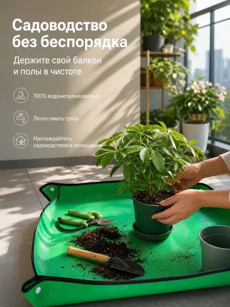 Коврик для пересадки растений 1 шт