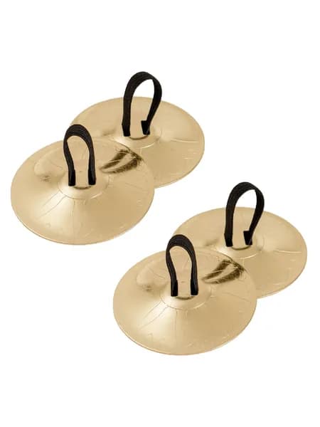 Пальцевые тарелочки для танца живота 2 пары железо серебристый и золотой цвет