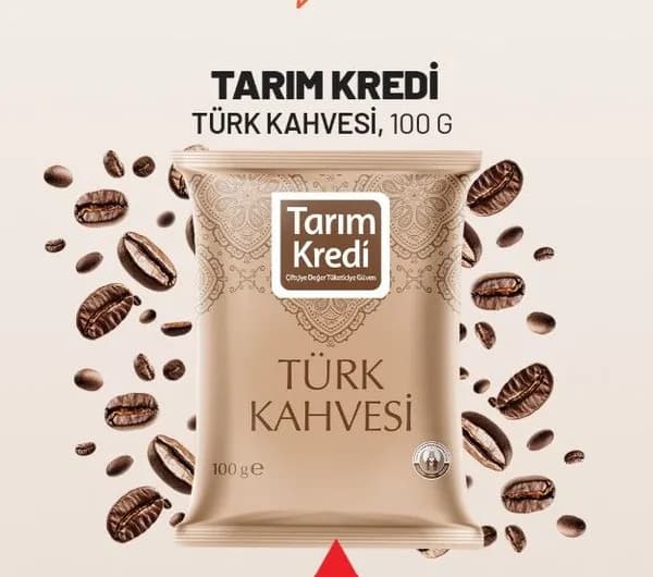 Турецкий кофе Tarm Kredi Turk Kahvesi молотый для турки