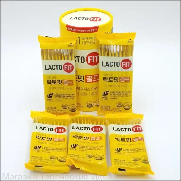 Растворимый напиток с содержанием синбиотиков и пробиотиков Lacto-Fit Probiotics Gold пор. саше, 2 г, 50 шт.