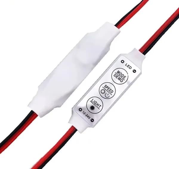 LED мини-диммер для светодиодных лент и гирлянд 12/24 В