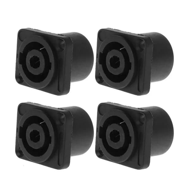 Разъём Speakon NL4, 4 шт., - Квадратное сиденье