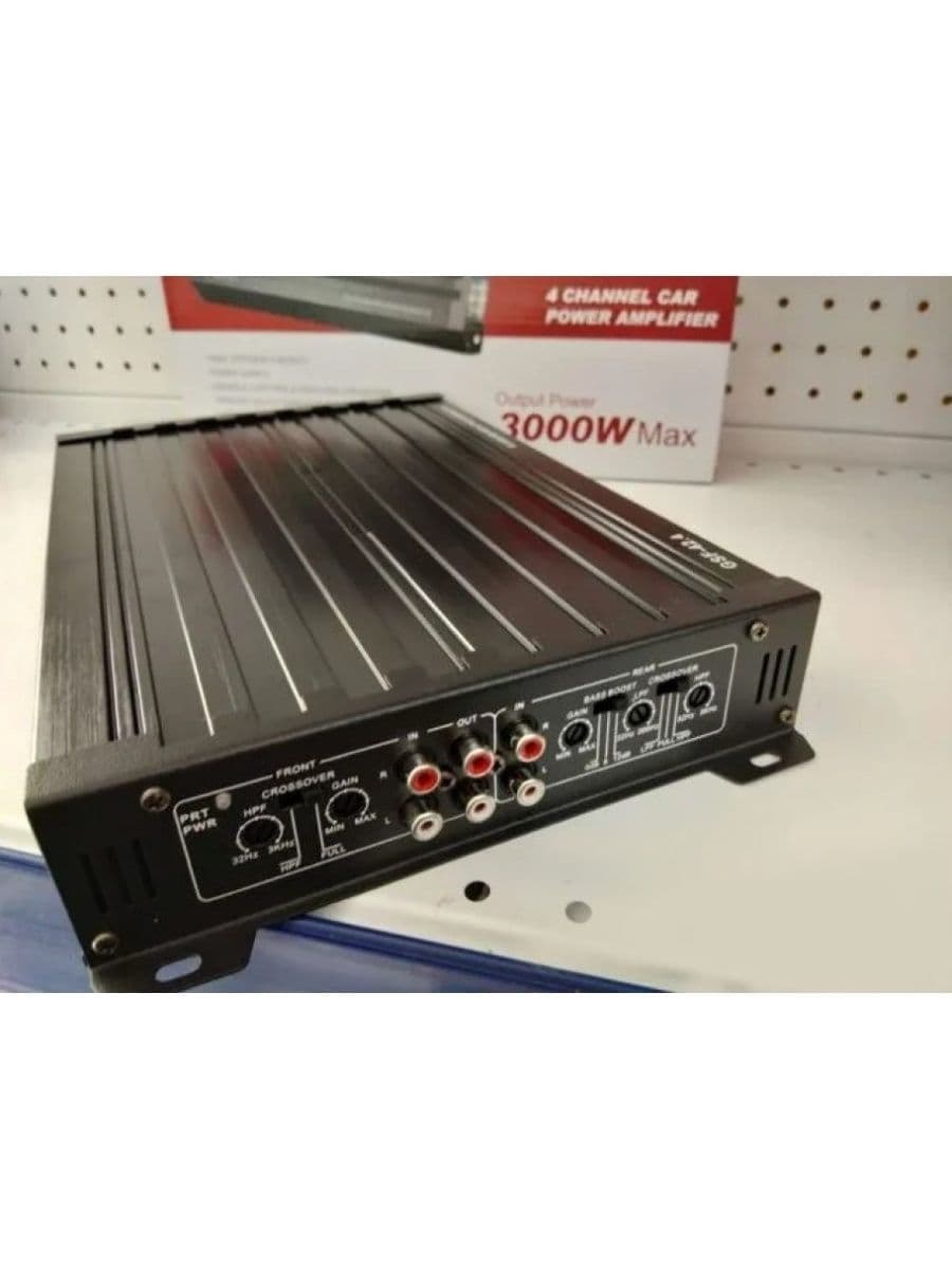 MobExpress Усилитель автомобильный, каналы: 4, 3000 Вт