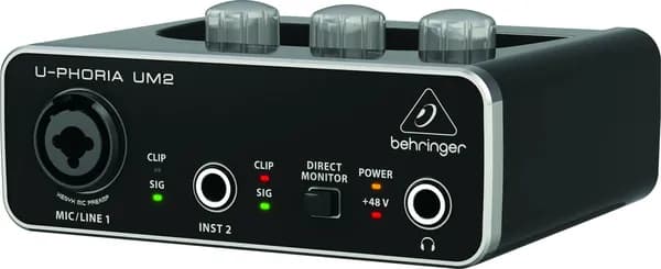 Студийная звуковая карта Behringer U-PHORIA UM2