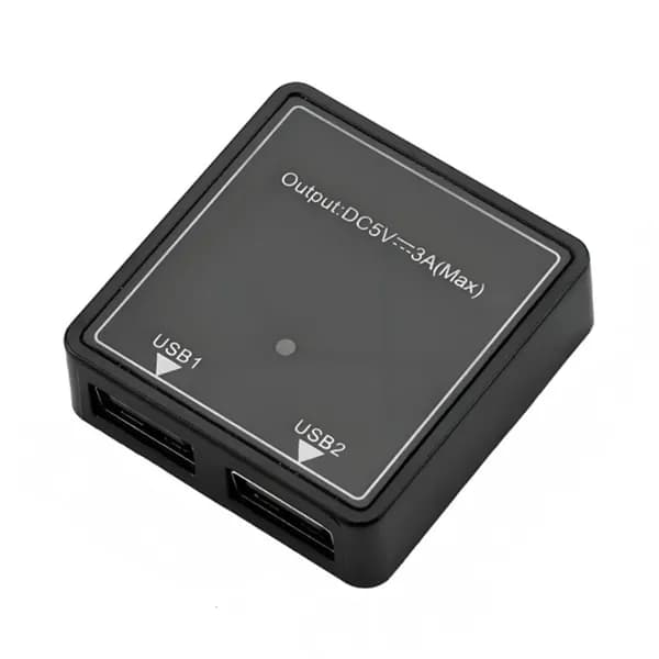 Промышленное зарядное устройство с двойным USB-портом, совместимое с системами 12V/24V