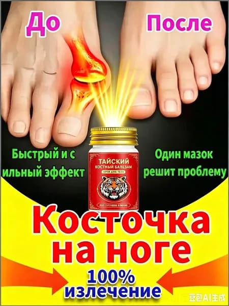 Мазь при вальгусной деформации косточки обезболивающая 55 г