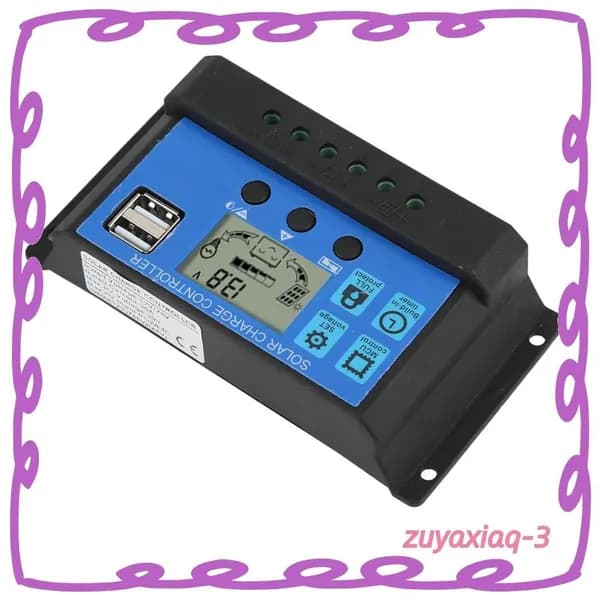 Контроллер солнечной зарядки с двойным USB, многофункциональный, для солнечных систем