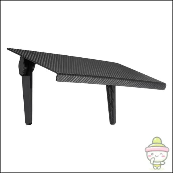 Полка для телевизора и компьютера, - Большой черный 33x14 см