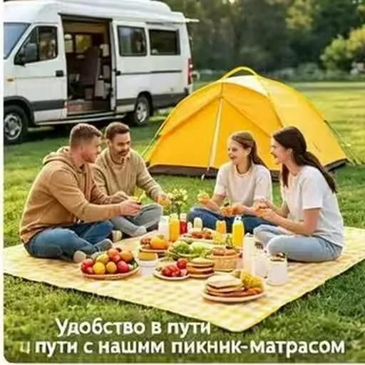 Влагостойкие утолщенные коврики для пикников на открытом воздухе, кемпинга и пляжных палаток, 200200 см