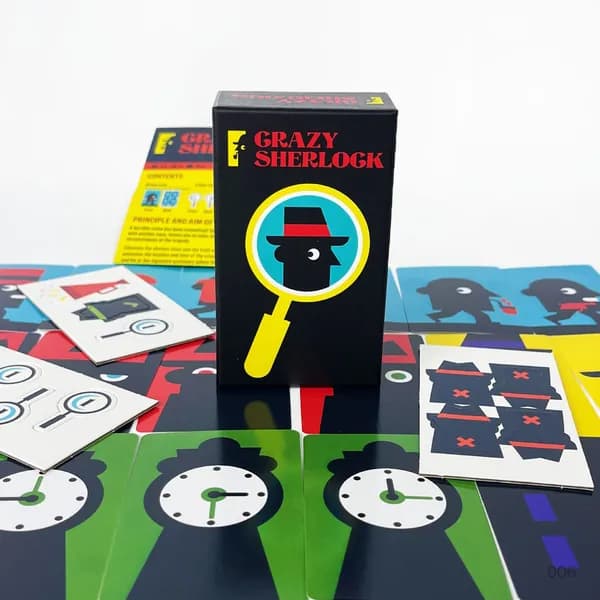 Карточная игра детективная двуязычная для вечеринок 3-5 игроков