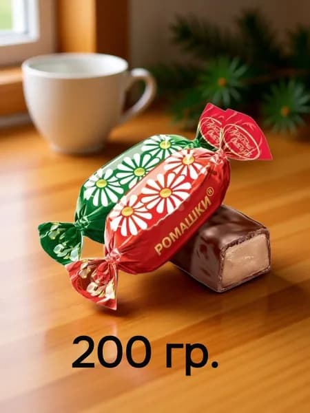 Конфеты Ромашки, Красный Октябрь, 200 г.