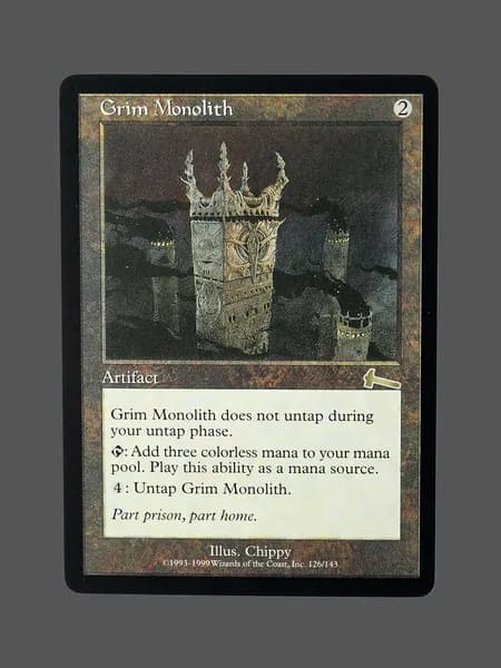 Обычная (Regular) прокси-карта TCG/MTG Proxy: Grim Monolith (ULG)