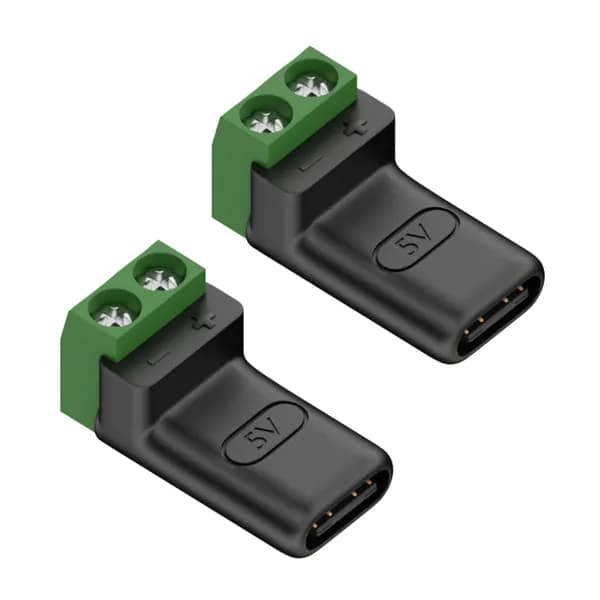 Разьем Type C 5V3A с 2-контактным подключением для зарядки устройств