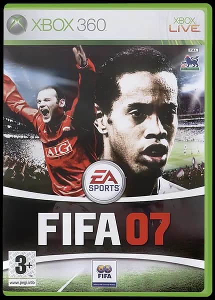 FIFA 07 Английский язык Видеоигра на диске Xbox 360. Товар уцененный