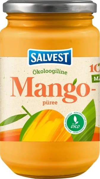 Фруктовое пюре SALVEST 100% манго, 450г (Эстония)