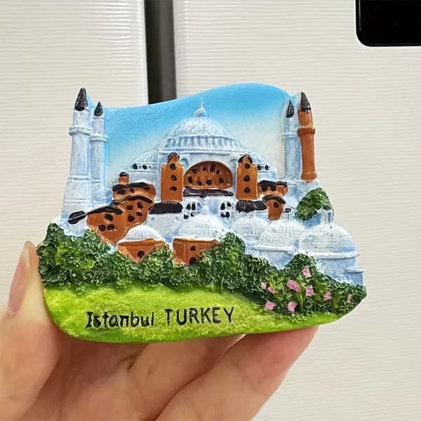 Памятные наклейки для холодильника, Франция, Германия, Греция, Берлин, Турция, Бельгия, Индия, архитектурные достопримечательности, декоративные наклейки