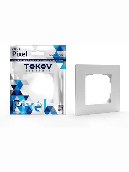 Рамка Pixel 1 пост белая