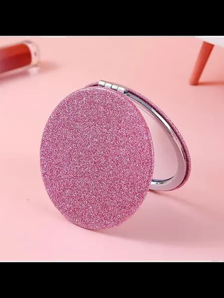 Мини зеркало Pink с блестками