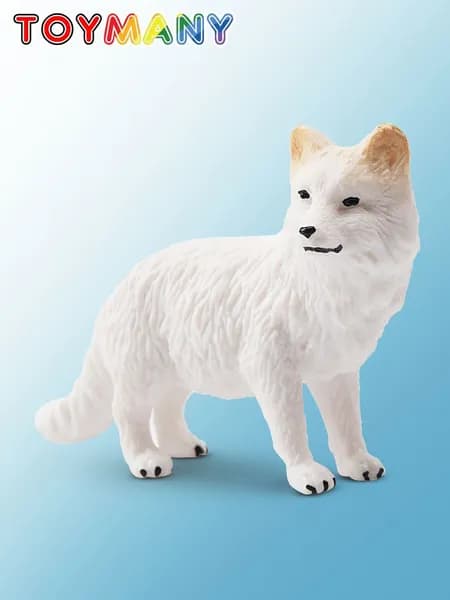 Toymany мини-фигурка животного, Песец, полярное животное, маленький размер
