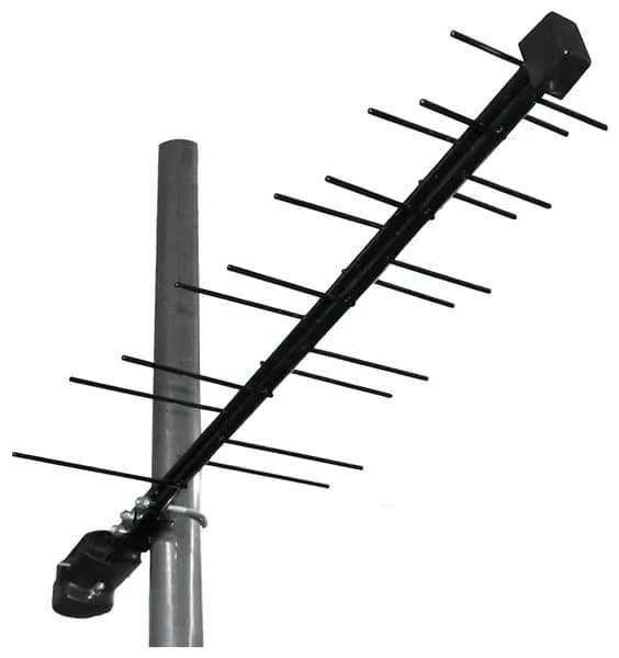 Антенна уличная Дельта Н111А.02F 12V б/к (активная, DVB-T2, с б/п, 27,5 дБ, пакет)
