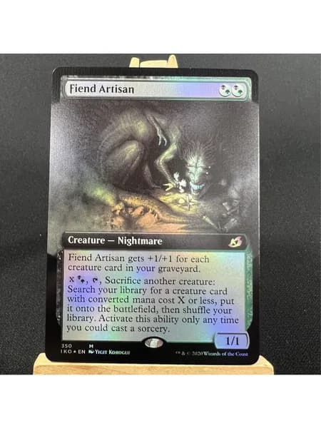 Эксклюзивные карты Magic: Fiend Artisan Extended, Warren Soultrader фольга, Birds of Paradise SLD + чехол в подарок