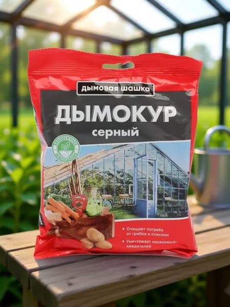 Дымовая шашка Дымокур Серный 300 гр. ООО"АгроВетСервис"