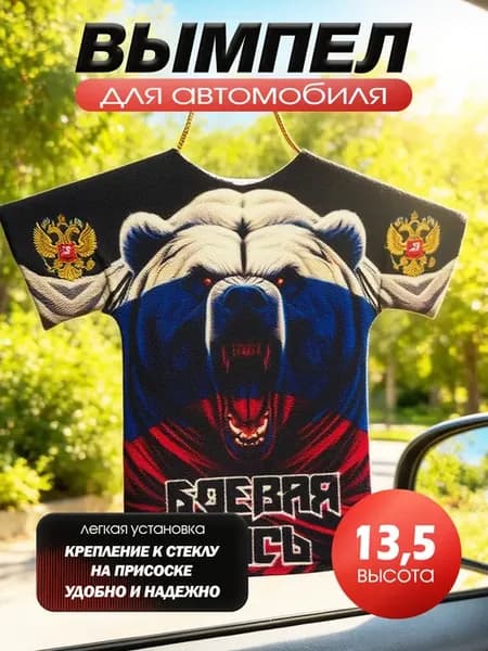 Вымпел на лобовое стекло