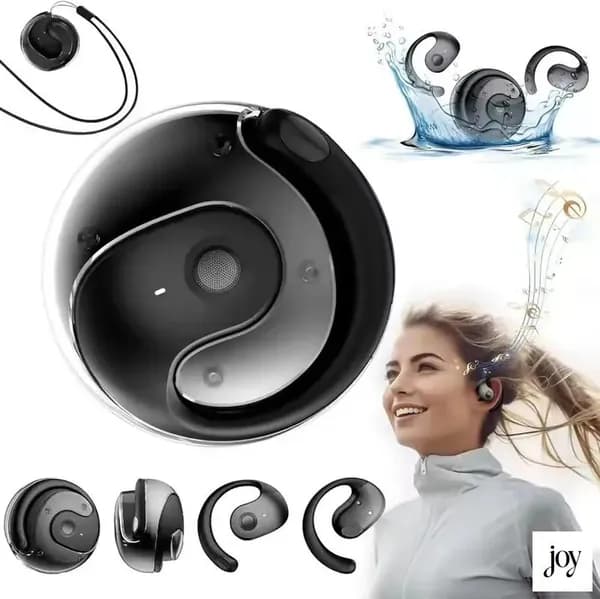 Наушники беспроводные, Bluetooth, светло-серый