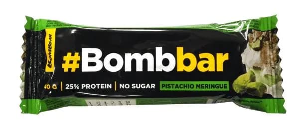 Батончик Bombbar Фисташковая меренга 40г