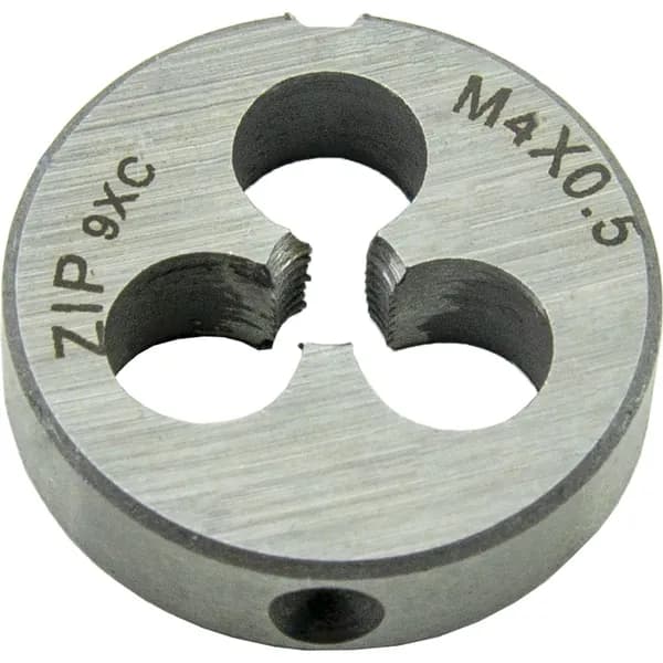 Плашка М4x0.5, сталь 9ХС