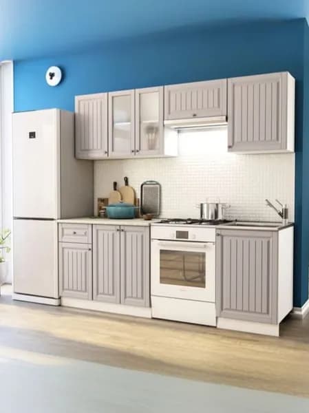 Кухонный гарнитур, кухня, готовый комплект Хозяюшка 2,1 м Мускат