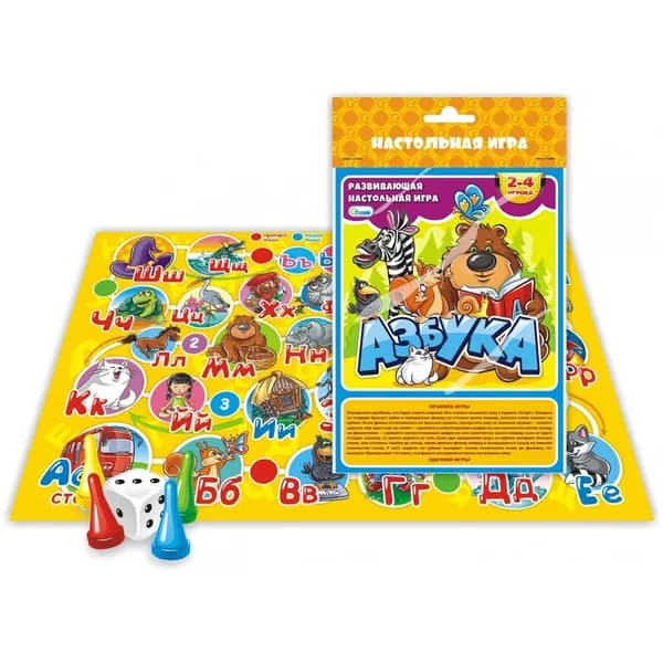 Настольная игра -ходилка Азбука