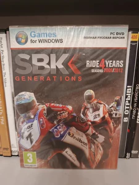 Видеоигра SBK Generations 2012 на ПК DVD (диск запечатан!)