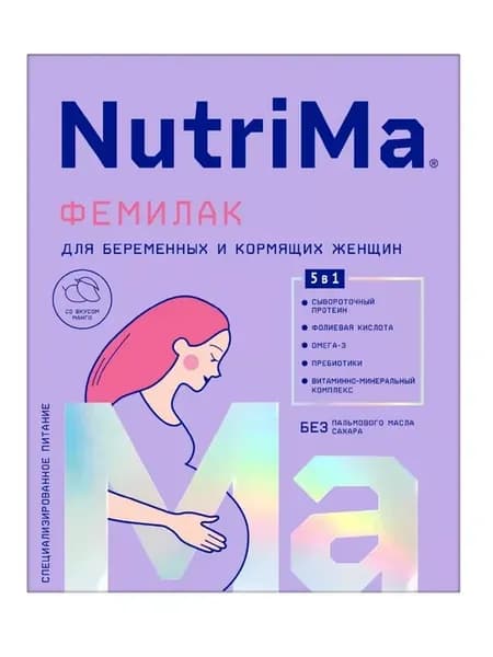 Фемилак Для Питания БеременныхКормящЖенщ вкусМанго350гр-1шт