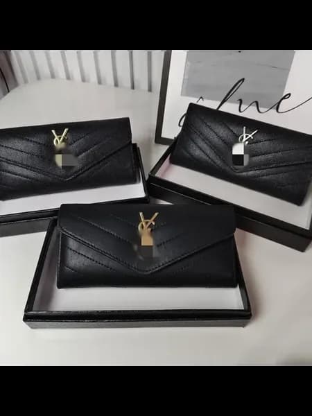YSL Кошелек большой женский портмоне картхолдер