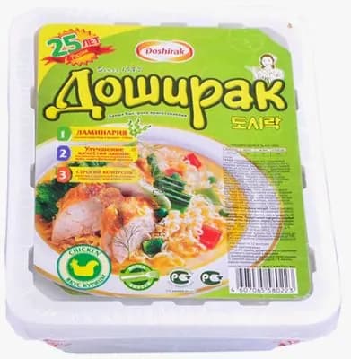 Доширак б/п Лапша Курица, 1шт 90гр.